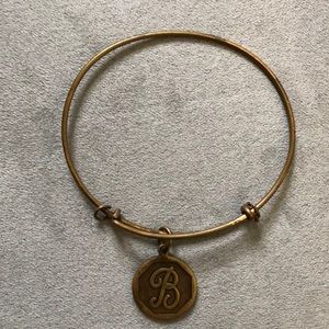 Alex and Ani Gold “B” Bracelet